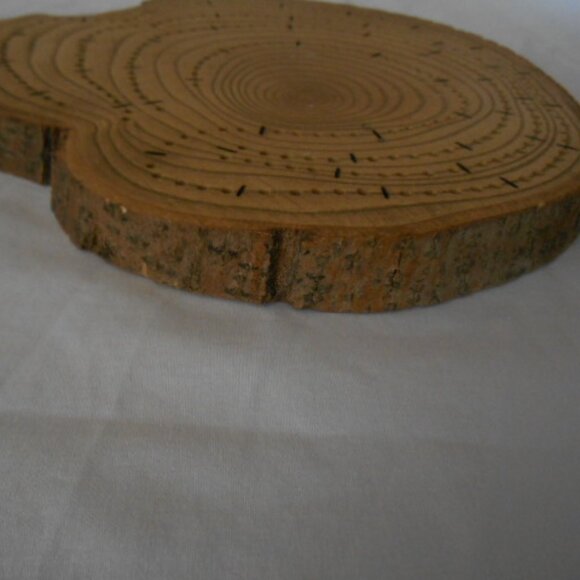 Live Edge Wood HANDMADE Cribbage Board round cookie - Picture 6 of 6